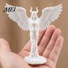 Matte Texture Ornaments Demon Angel Statue, 3D Printed Wings Texture, Devil Fall-Resistant Ornament for Desk Study Entrance Hall Decoration