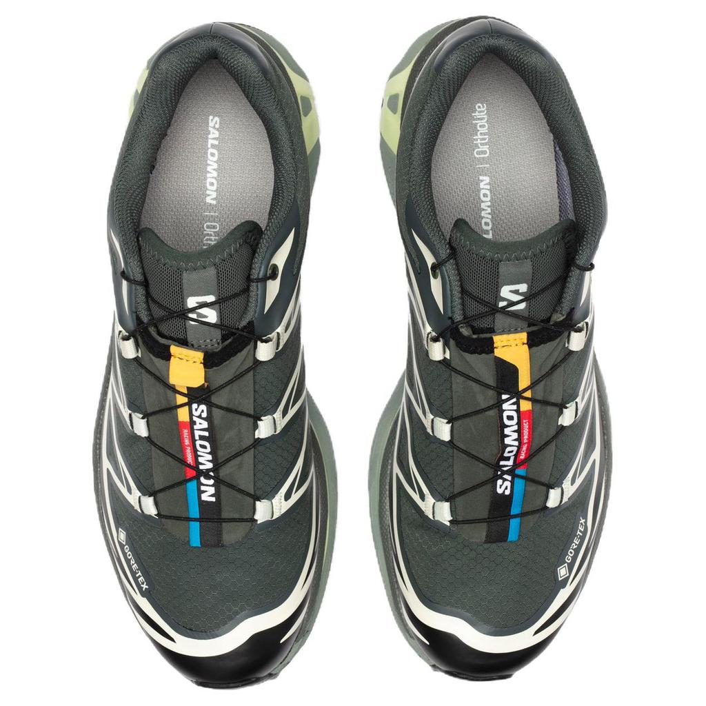SALOMON XT-6 GORE-TEX Urban Chic Lime Cream Unisex Sneakers Grey Black L47581300