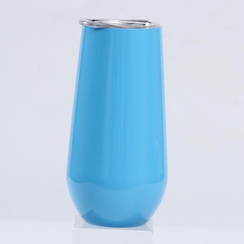 6Oz Eggshell Cup 304 Stainless Steel Swig Double-Layer Vacuum Thermos Cup Creative Red Wine Glass U-Shaped Cup