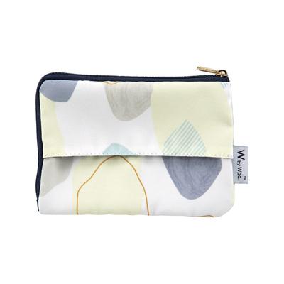 Wpc. Patterns Tissue Pouch, Nuance Pattern, Yellow, Water-Repellent, Women's, Tissue Case, Makeup Pouch, Interior Pocket, Perfect for Commuting,