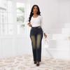 Neuer Stil Jeans Vintage Straight Locker Lässig Stilvoll Vielseitig Pendeln