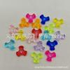Transparent 10mm Triangular Beads In Candy Colors for DIY Jewelry and Bracelets