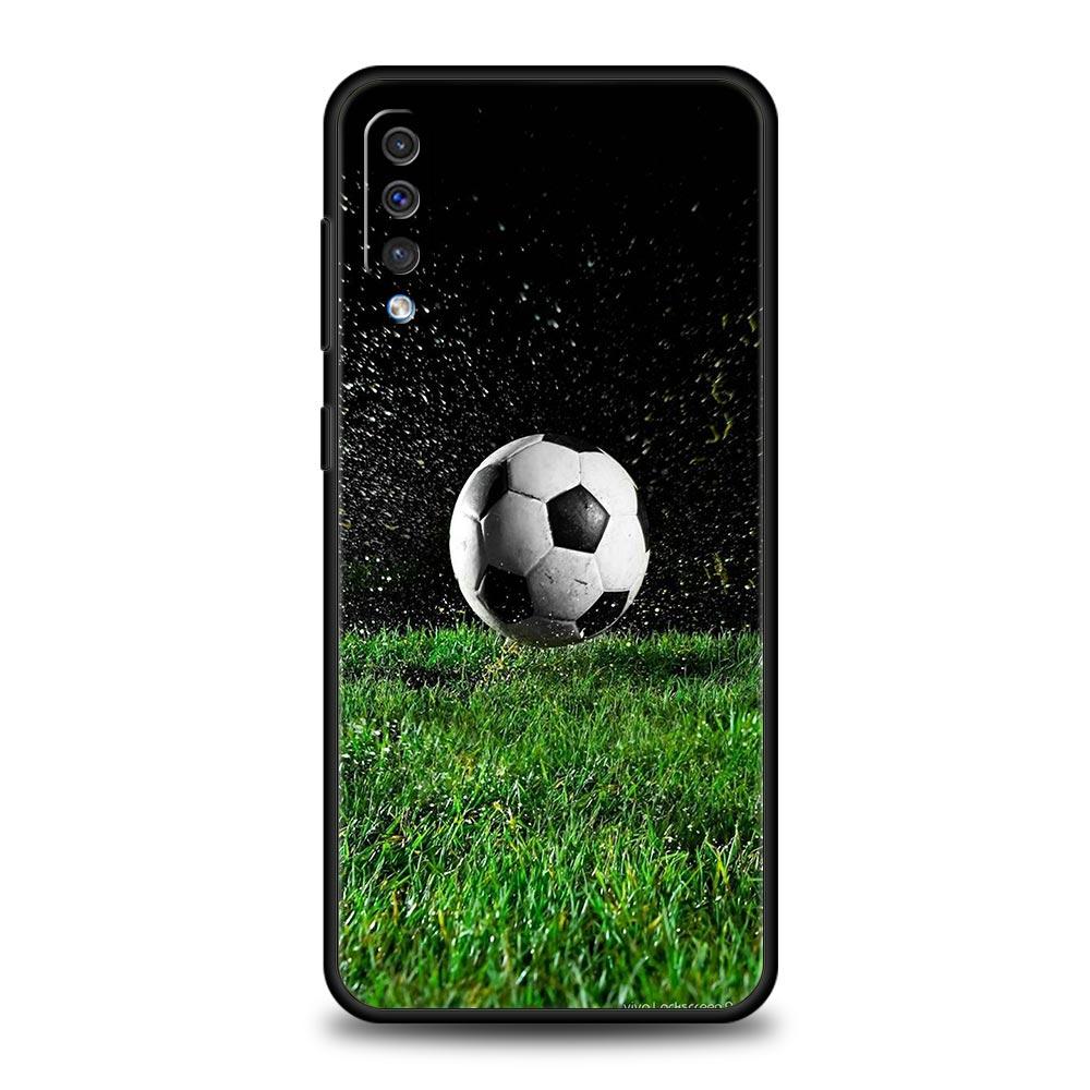 Football Passion Soccer Ball Phone Case For Samsung A54 A52 A24 A14 A50 A70 A40 A20S A20E A02S A12 A22 A34 A42 A32 5G A04s Cover