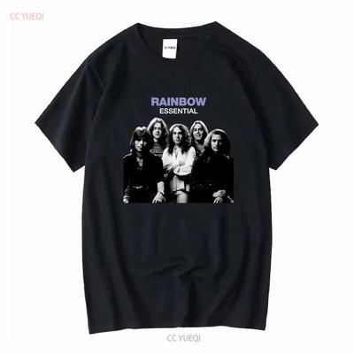 RITCHIE BLACKMORE Rainbow Band Member For Fan Black Unisex T Shirt K1606 Vintage Washed Top For Everyday Wear Breathable