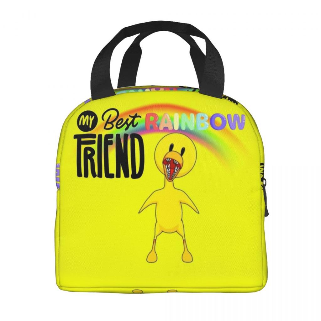R-Rainbowed Friend Accessories Insulated Lunch Bag For School Office Food Container Portable Thermal Cooler Lunch Box