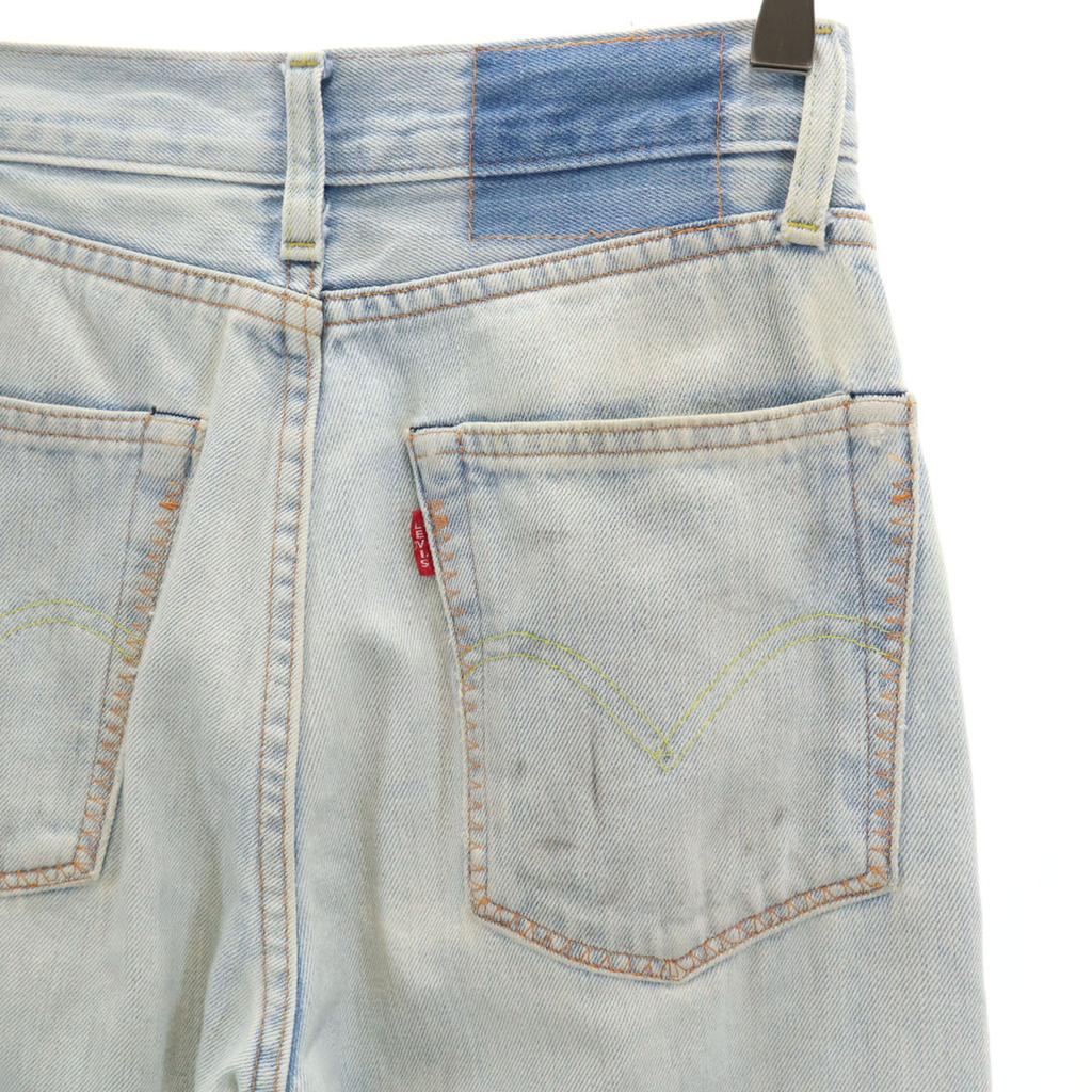 Levi's Big E Red Ear Denim pants w24 Blue Jeans with hidden rivets Women Used
