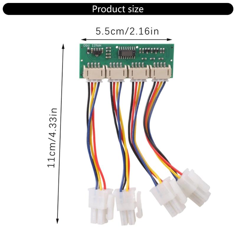 Fan Spoofer 12V 4Pin Fan Simulators Emulator Controller Special For S21 S19K Computer Office Cooling Needs
