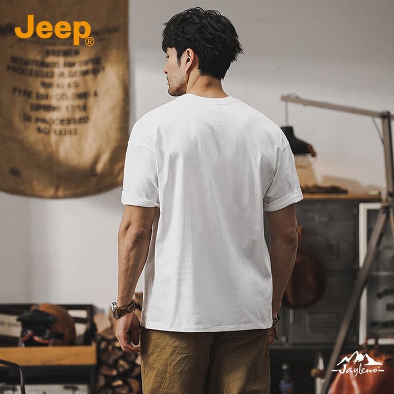 JEEP Men's Loose Fit Graphic Cotton T-Shirt