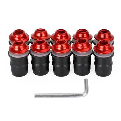 Viprh Motorcykel 10 stk. M5x16mm Skruebolt Skive Sæt Forrude Skjold