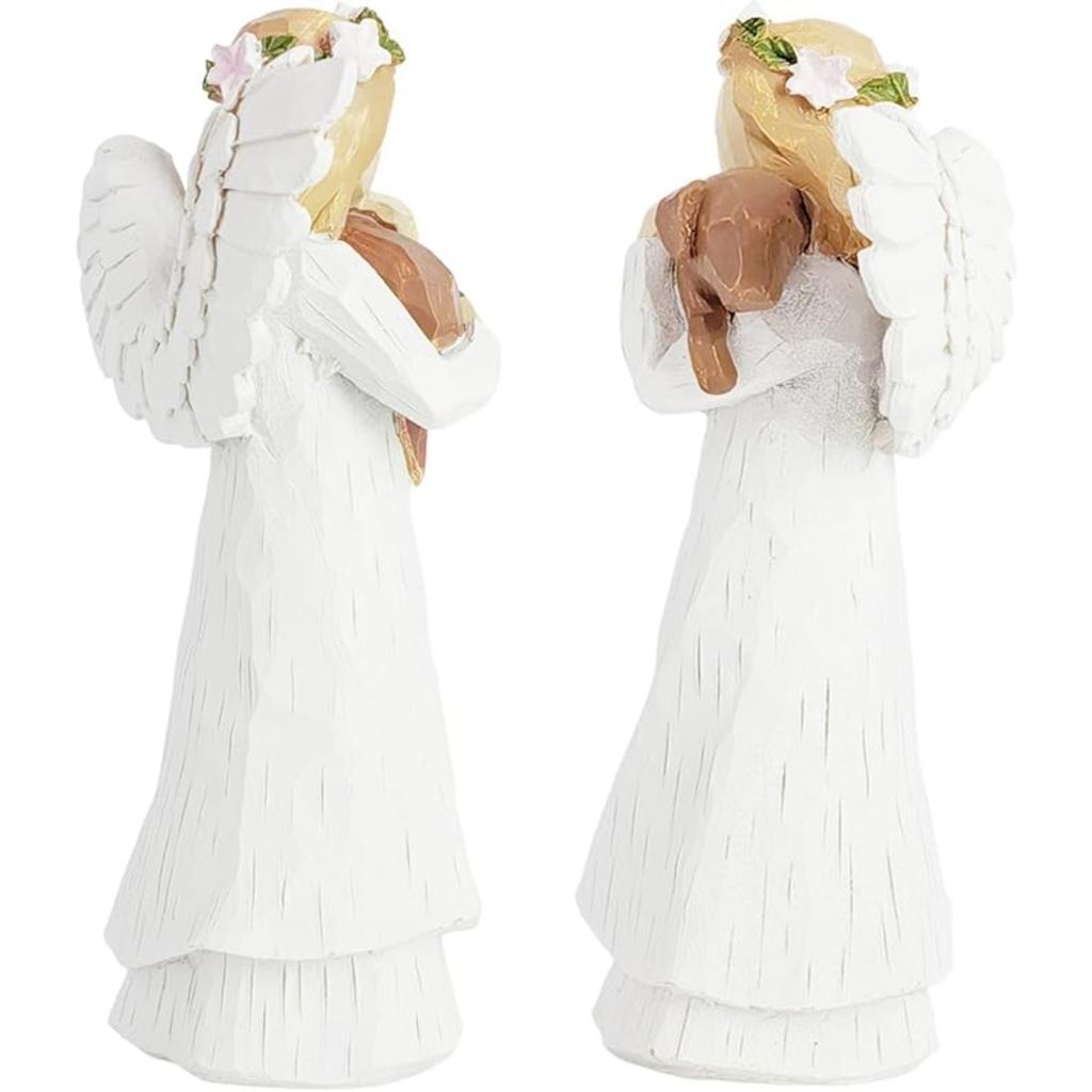 Engel der Freundschaft Hund/Katze Gedenkgeschenke, Haustier Beileidsgeschenk, Verlust des Hundes Geschenke, Verstorbenes Haustier Geschenke, Engelsfiguren Hund Gedenkgeschenk