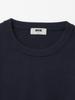 XOX (Women) Essential Round Crop Knit [Navy]