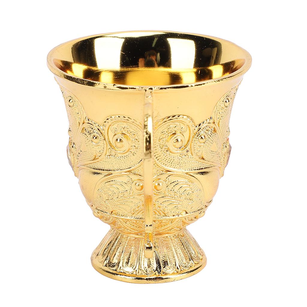 Retro Wine Glass Metal Multi Functional Decorative Shot Glass Wine Chalice for Bar Display Cabinet