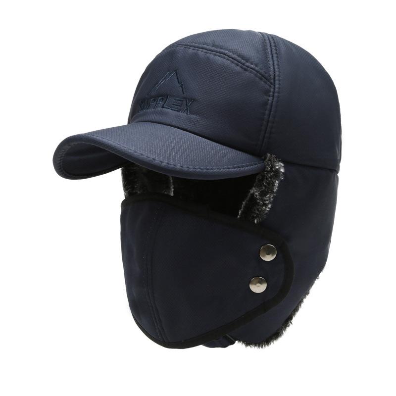 Winter Earmuffs Hat Windproof Waterproof Warm Hat+mask Outdoor Riding