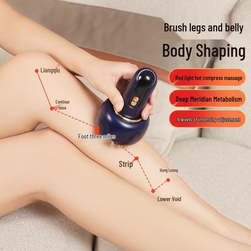 Portable Full-Body Electric Massager: Kneading, Scraping, Brushing, Cupping, and Lymphatic Health Instrument