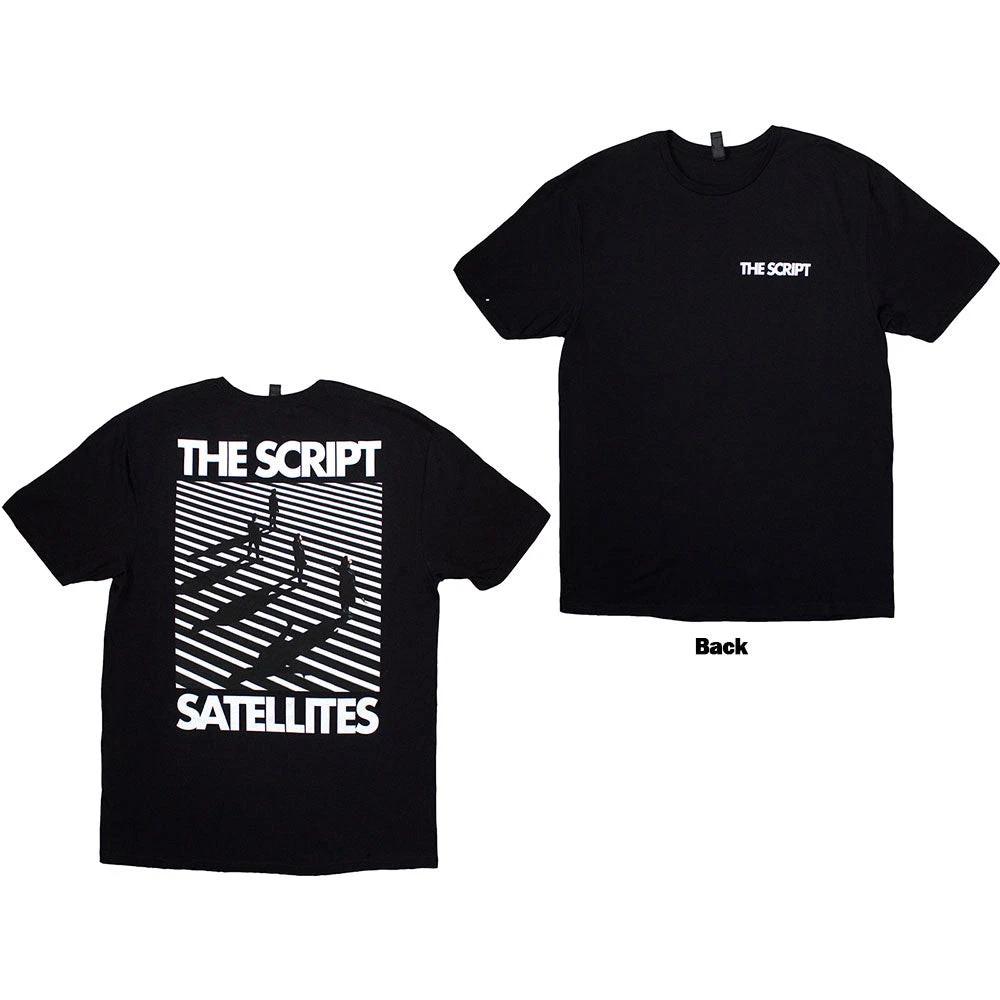 The Script T-Shirt: Satellites & Pocket Logo (Back Print) OFFICIAL NEW 3XL