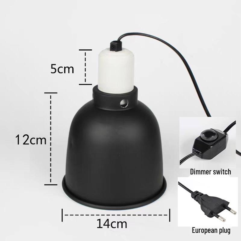 Turtle Basking Reptile Lamp: Adjustable Heat-Resistant Sun Lamp Cover with Focused Light and Heat Control