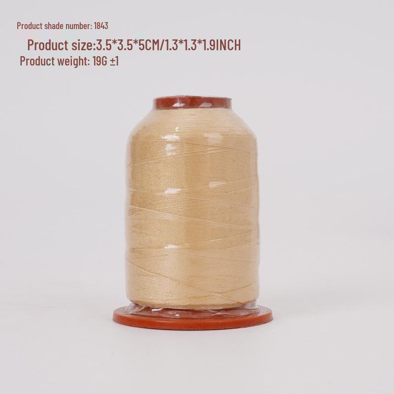 Polyester Sewing Thread: 100 Colors, 500 Yards, Fine Two-Strand, High-Speed, for Hand Sewing