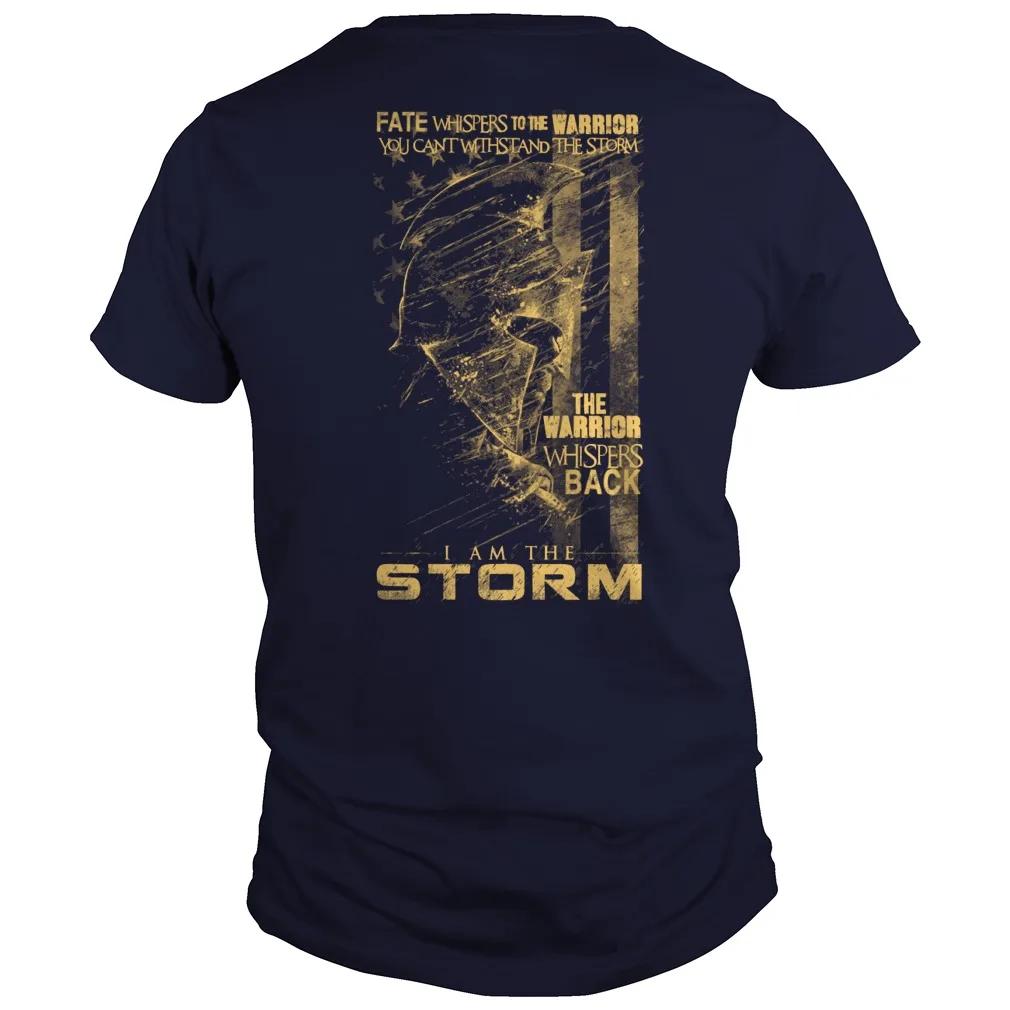 

I Am The Storm Spartan Warrior TShirt 100 Cotton ONeck Summer Short Sleeve Casual Mens Tshirt Size S3XL 4XL