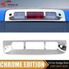 Chrome Third Brake Light Tail Light Lamp Cover Trim for 2010-2018 Dodge RAM 1500