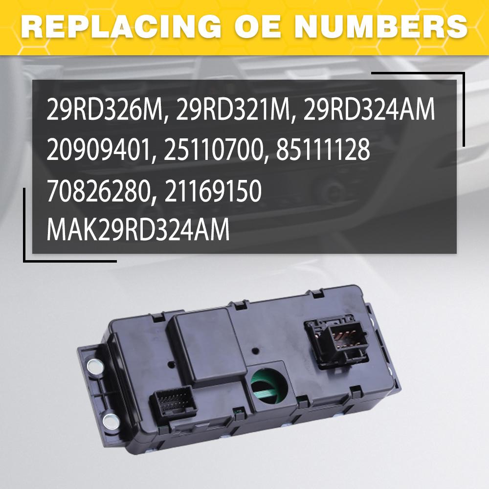 A/C Heater Climate Control Pannel Air Condition Module for Mack CHU612 CHU613 2008-2018 25110700 70826280 8+16pins