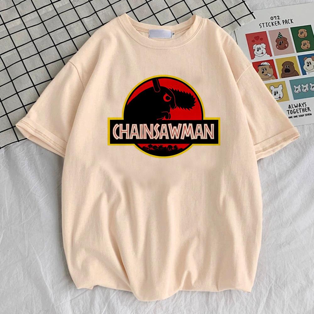 Chainsaw Unisex Top Tees Girl Digital Kawaii Comfortable 80s T Shirt Graphic Hip Hop Retro Colorful