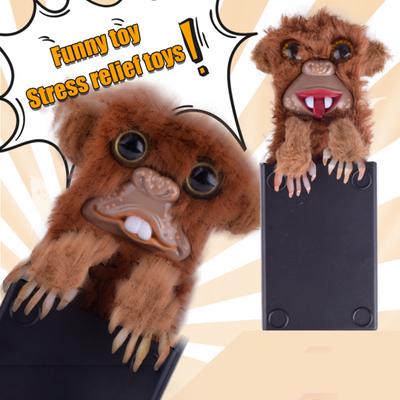 Giocattolo scimmia scherzoso Pop-Up Surprise Monkey Peluche Giocattolo interattivo divertente Bambola scimmia scherzosa Regali per bambini per Halloween Fools Day
