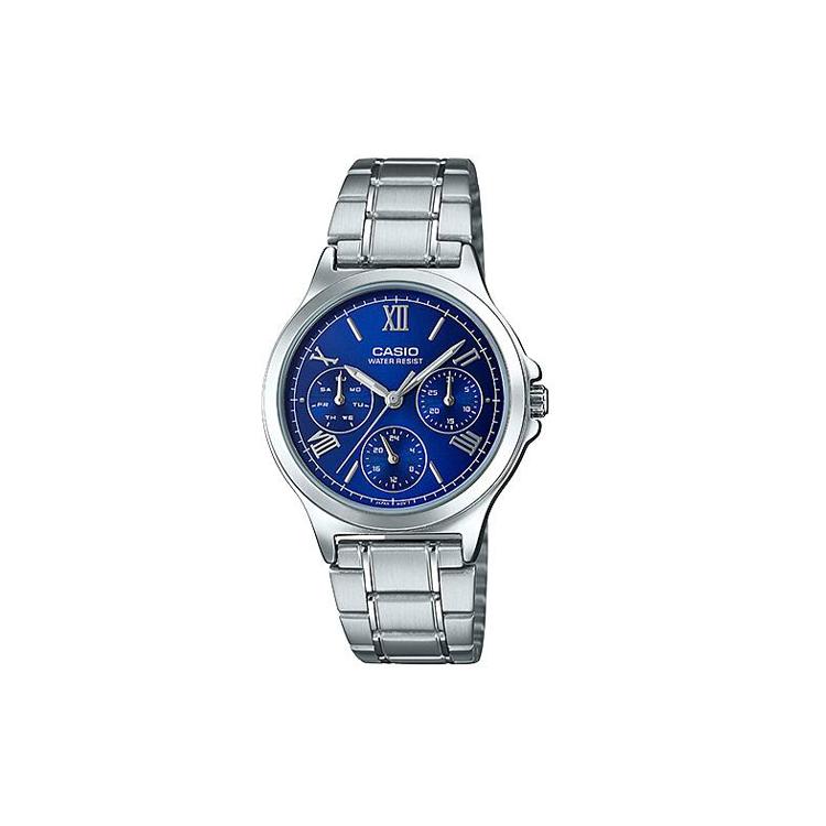 CASIO Men Standard Series Blue Watch LTP-V300D-2A2 LTP-V300D-2A2 Blue Dial
