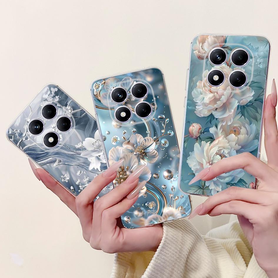 For Xiaomi Redmi Note 14 Pro 5G Case 2025 New Stylish Flower Soft Silicone TPU Phone Cover For Redmi Note 14 Pro+ Plus Protector