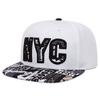 2026 New Fashion Hip Hop Hat NYC Graffiti Embroidery Street Skateboarding Hat Daily Leisure Sunshade Baseball Hat Flat Edge Hat