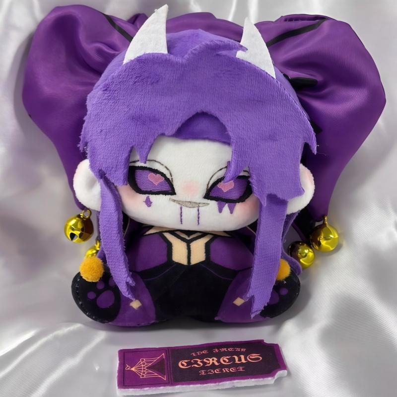 Weird Circus 10Cm Jester Cosplay Anime Plush Doll Toy Cute Cotton Plushie Doll Room Decoration Bag Accessories Birthday Gifts