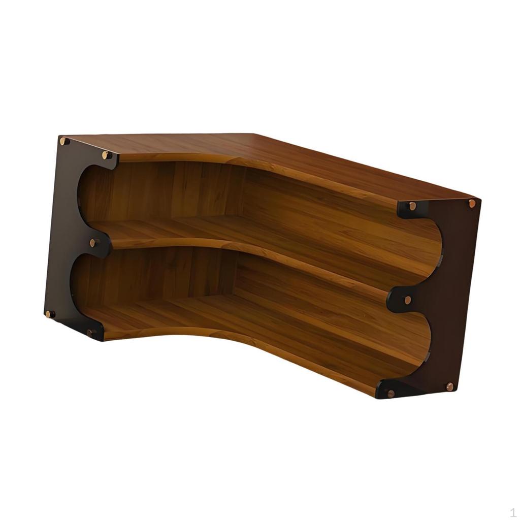 Eckschreibtisch Organizer Regal Arbeitsplatten-Display Vielseitiges Wasserbecher Aufbewahrungsregal 2