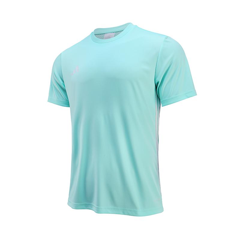 

Adidas Commercial Teamwear Jsy Comfortable Breathable Round Neck Short Sleeve Football Shirt Men Tops Sky-Blue JW9921 S
