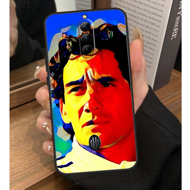 Racing Ayrton Senna Case For Nubia Red Magic 10 Pro Plus 6 7 Pro 6S 7S 5G 6R RedMagic 9S 8S 8 9 Pro Plus Coque