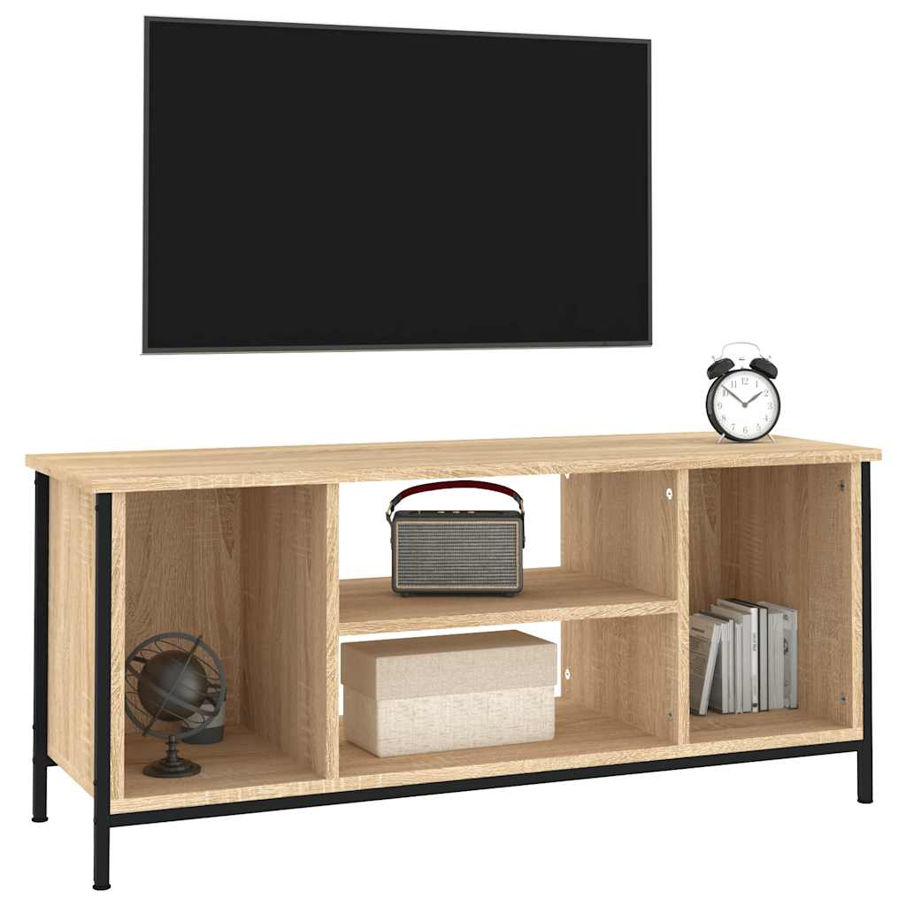 TV Cabinet in Sonoma Oak 102 x 35 x 45 cm Particleboard