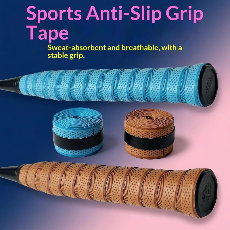 2Pcs Tennis Racket Overgrip Sweat Band Absorption Grip Pu Badminton Racket Handle Grip Tennis Griptape Padel Racket Grip