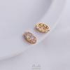 14K Gold-Filled Zircon Spacer Beads: Square, Round, Marquise, and Teardrop Shapes for DIY Jewelry