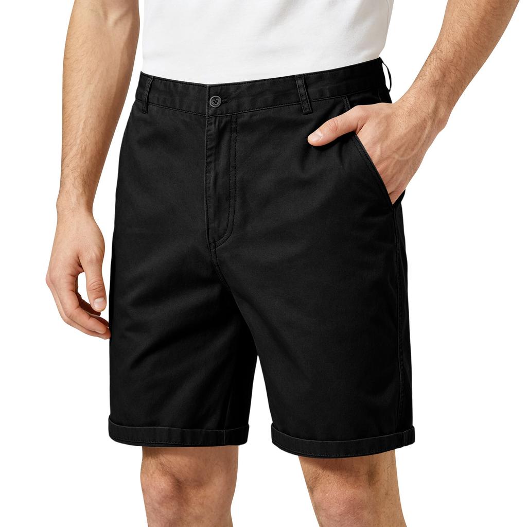 Herren Lockere Freizeit-Cargo-Shorts Leichter Entspannter Stil mit Mehreren Taschen für Outdoor und Tägliches Tragen