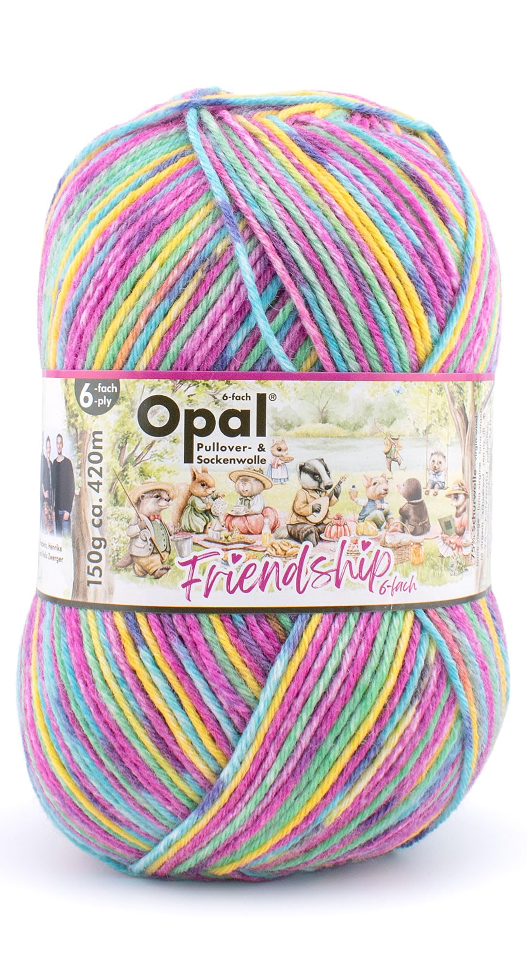 

Opal Friendship Sock Wool Hold Hands Yarn, 6-ply, Blend, 11563. Let s