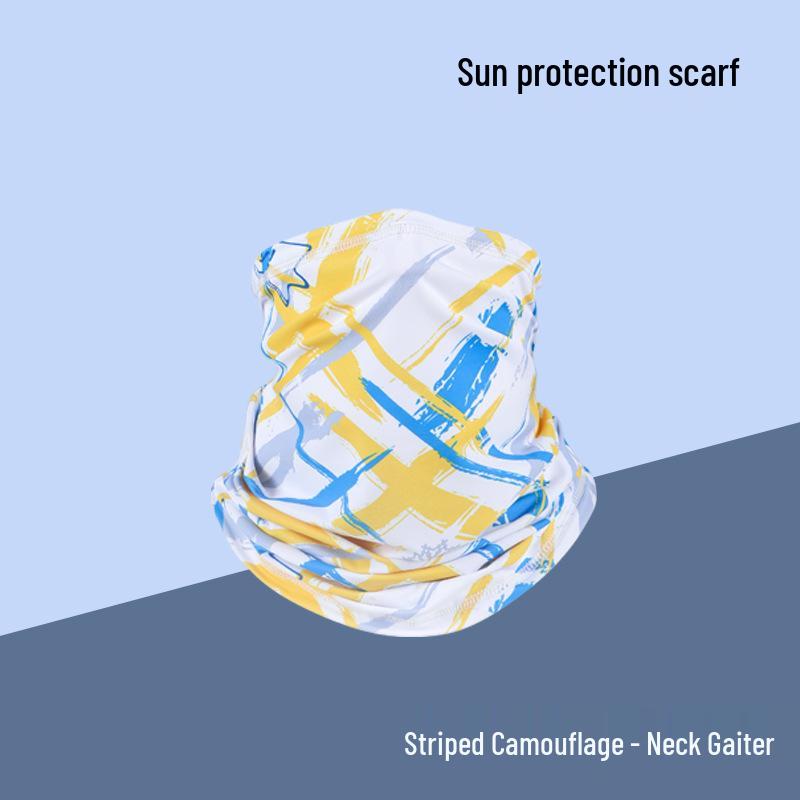 Sun Protection Ice Silk Sports Neck Gaiter & Face Towel Headband