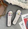 Slippers Female Summer Flat Bottom Beach Sandals Slippers Go Out Non-slip Flip-flops Fashion and Leisure All-match