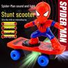 Spider-Man Stunt Scooter with 360° Spins, Lights & Music