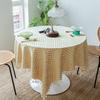 Dining Table Fabric Art Literary French Style Hollow Lace Coffee Table Cover Thick Square Small Round Table Cloth