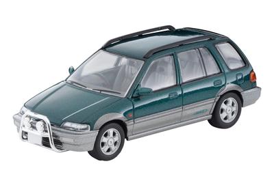 Tomica Limited Vintage Neo Honda Civic Shuttle Beagle 94 Year Finished Product LV-N293b Green/Gray