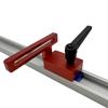 1PC Woodworking T-shaped Track Limiter Aluminum Alloy Stop Block Saw Table Sliding Bracket Slide Groove Limiter