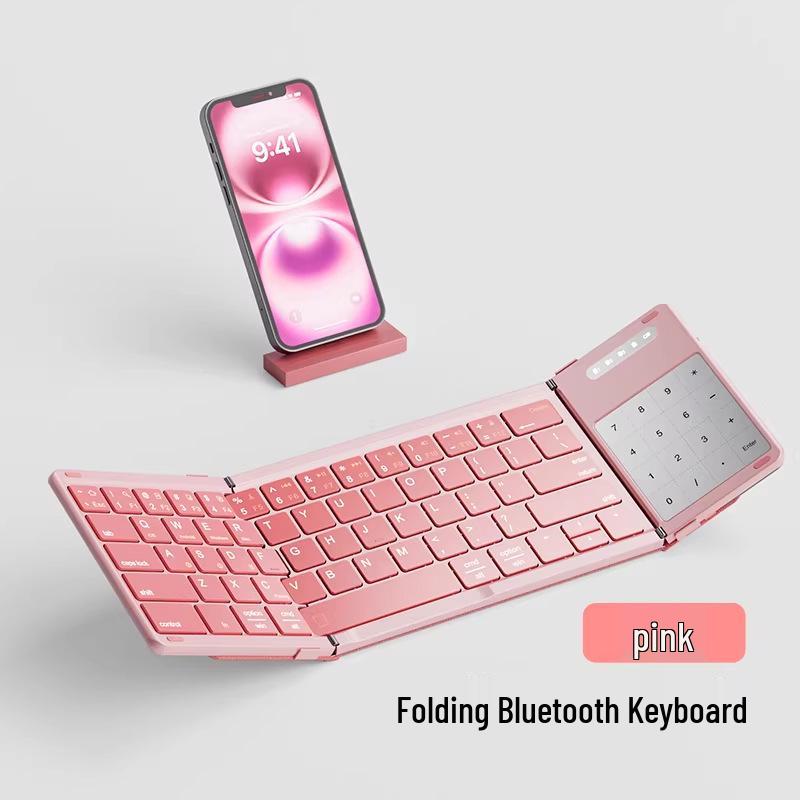 

Dream Tribe Foldable Wireless Keyboard & Touchpad Portable Mouse Set for Laptop, iPad, Tablet, Phone