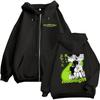 Anime The Guy She Was Interested in Wasn't A Guy At All Zipper Hoodies Men Women Harajuku Zip Up Hooded Sweatshirts Jackets Coat