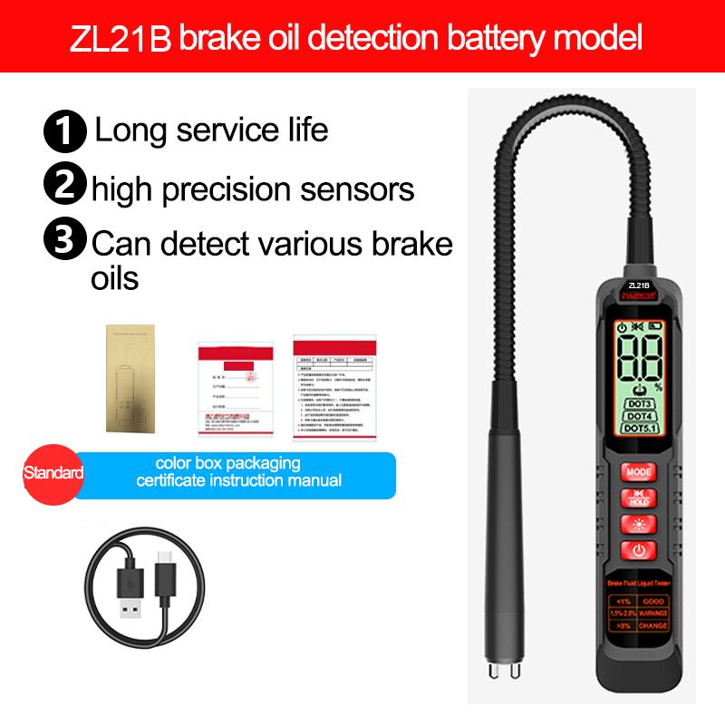 Auto Car Brake Fluid Liquid Tester Pen With 5 LED Car Auto Vehicle Tools Diagnostic Tools Mini Brake Fluid Tester For DOT3/DOT4