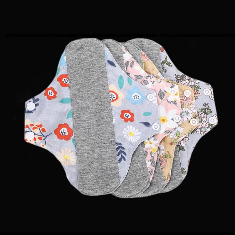 1Pcs 18/23Cm Anti-Slip Graphene Antimicrobial Sanitary Pads Reusable Care Pads Breathable Maternity Menstrual Pads For Women