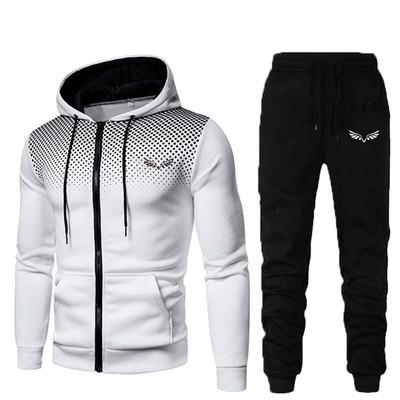 Marque de mode hommes ensembles survêtements automne nouveaux hommes sweats à capuche + pantalons de survêtement deux pièces costume à capuche ensembles décontractés vêtements masculins
