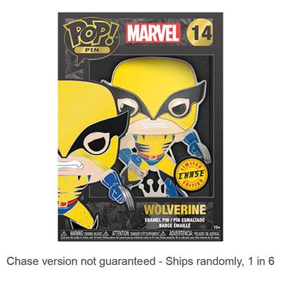 X-Men Wolverine 4" Pop! Emalio smeigtukas „Chase“ pristatomas 1 iš 6